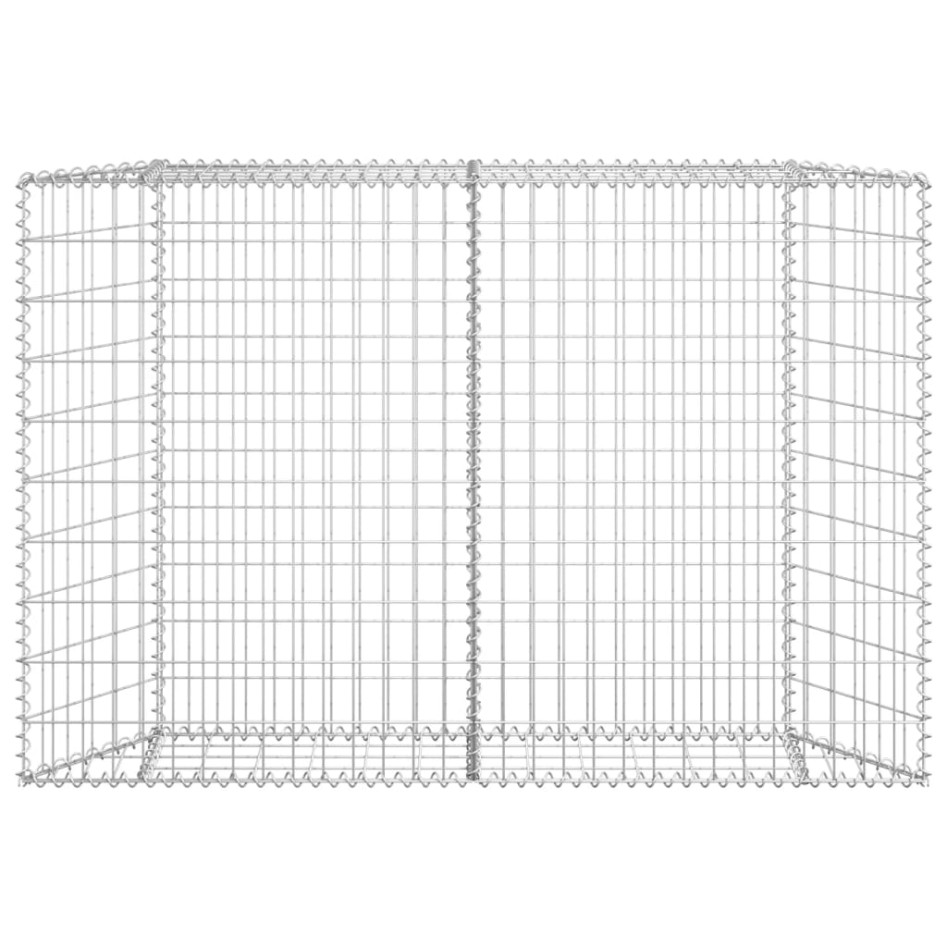 Arriate de gaviones de trapecio acero galvanizado 150x20x100