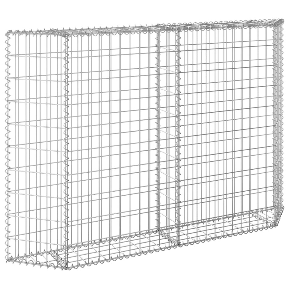Arriate de gaviones de trapecio acero galvanizado 150x20x100