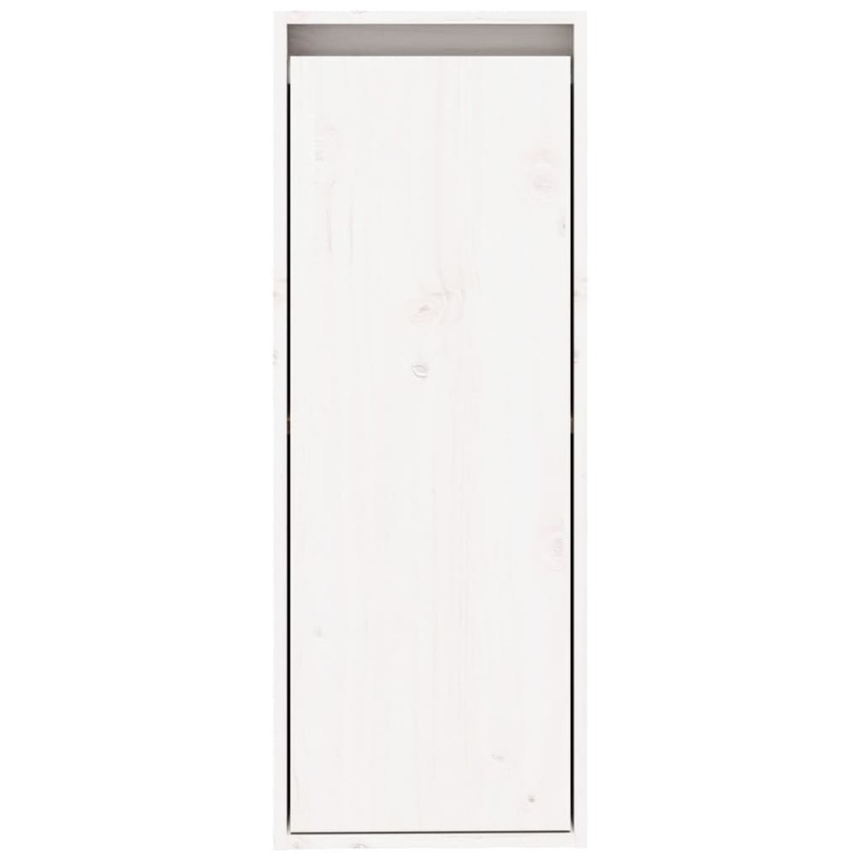 Armario de pared de madera maciza de pino blanco 30x30x80
