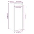 Armario de pared de madera maciza de pino blanco 30x30x80