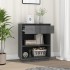 Mesa consola de madera maciza de pino gris 60x34x75