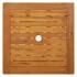 Mesa plegable de jardín de madera maciza de acacia 60x60x75