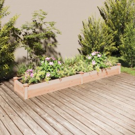 Jardinera arriate con forro madera maciza abeto 240x45x25