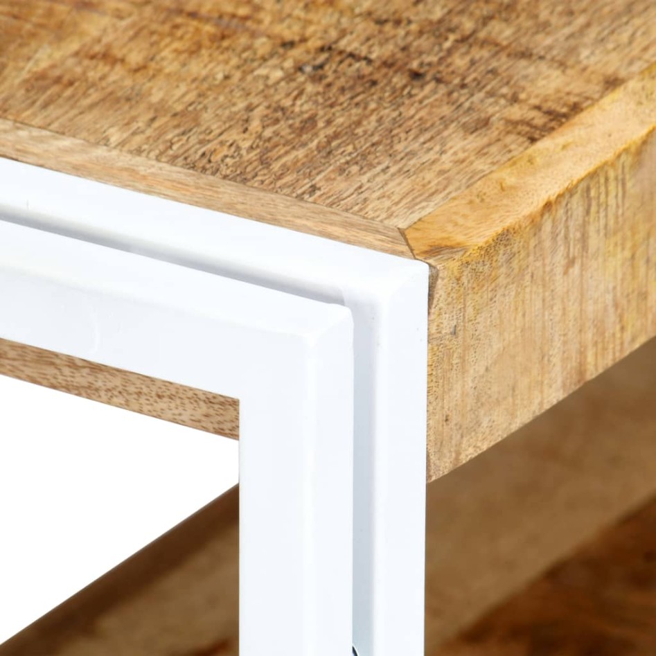 Mueble para TV de madera maciza de mango 90x30x40