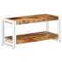 Mueble para TV de madera maciza de mango 90x30x40