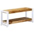 Mueble para TV de madera maciza de mango 90x30x40