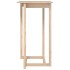 Mesa alta de bar de madera maciza de pino 60x60x110
