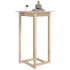 Mesa alta de bar de madera maciza de pino 60x60x110