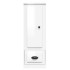 Aparador madera contrachapada blanco brillo 36x35,5x103,5