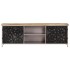 Mueble para TV de madera de mango rugosa 120x30x40