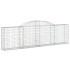 Cesta de gaviones forma arco hierro galvanizado