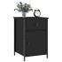 Mesitas de noche 2 uds madera contrachapada negro 40x42x60