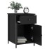 Mesitas de noche 2 uds madera contrachapada negro 40x42x60