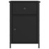 Mesitas de noche 2 uds madera contrachapada negro 40x42x60