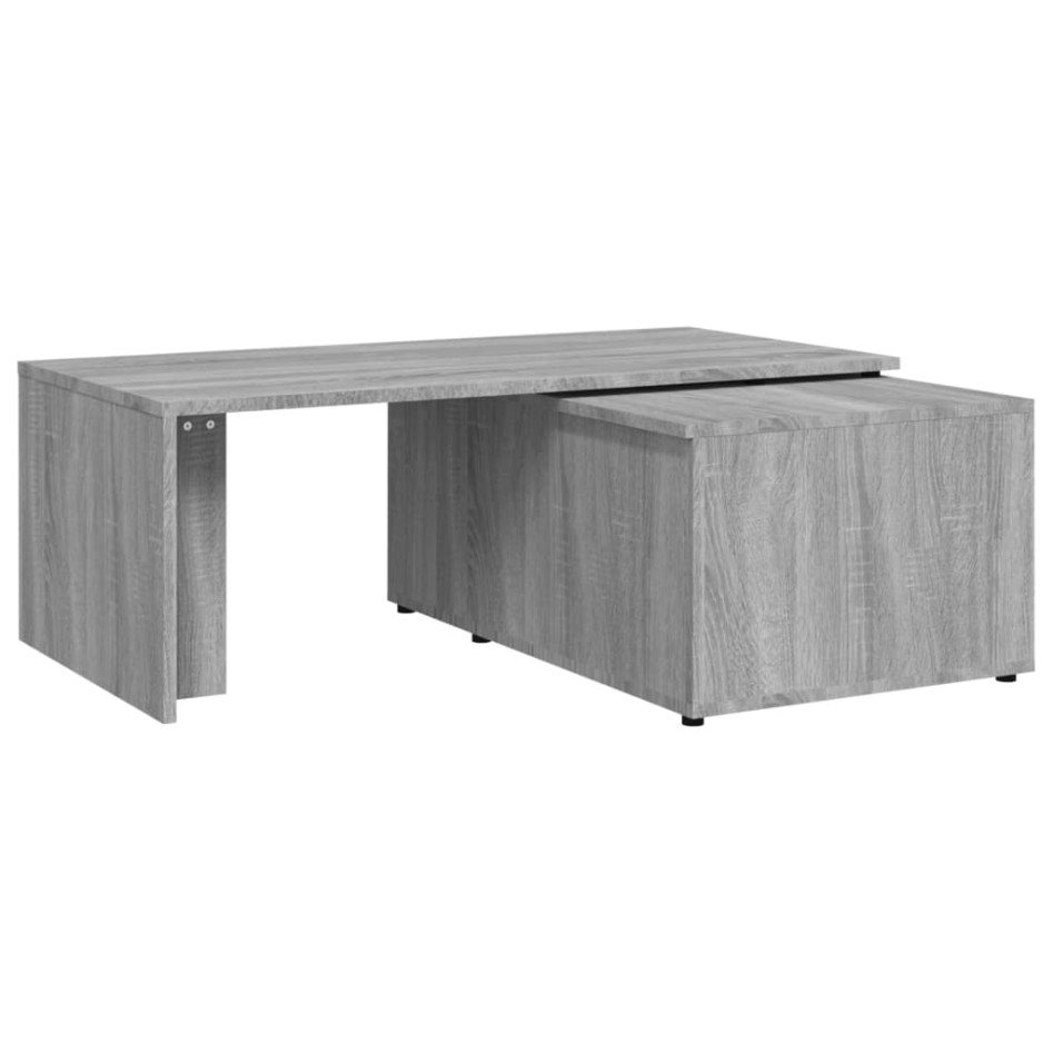 Mesa de centro de madera contrachapada gris Sonoma 150x50x35