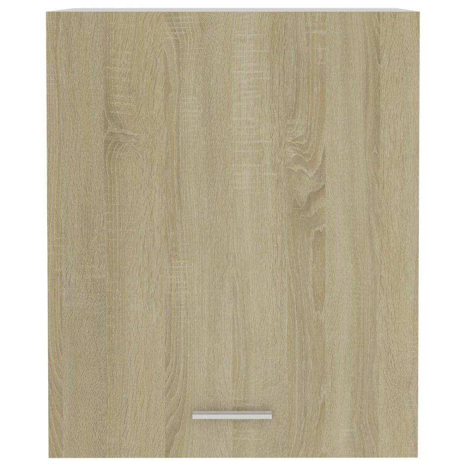 Armarios colgantes 2 uds contrachapada roble Sonoma 50x31x60