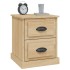 Mesitas de noche 2 uds contrachapada roble Sonoma 39x39x47,5