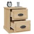 Mesitas de noche 2 uds contrachapada roble Sonoma 39x39x47,5