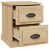 Mesitas de noche 2 uds contrachapada roble Sonoma 39x39x47,5