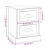 Mesitas de noche 2 uds contrachapada roble Sonoma 39x39x47,5