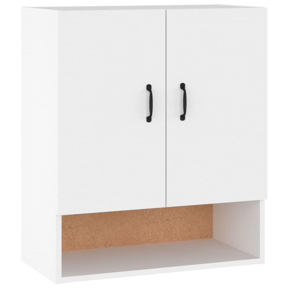 Armario de pared madera contrachapada blanco 60x31x70