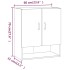 Armario de pared madera contrachapada blanco 60x31x70