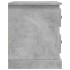 Mesitas de noche 2 uds madera contrachapada gris 39x39x47,5
