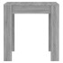 Mesa de comedor madera contrachapada gris Sonoma 140x74,5x76