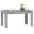 Mesa de comedor madera contrachapada gris Sonoma 140x74,5x76