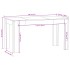 Mesa de comedor madera contrachapada gris Sonoma 140x74,5x76