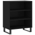 Aparador madera de ingeniería negro 57x35x70