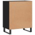 Aparador madera de ingeniería negro 57x35x70