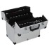 Caja de herramientas aluminio plateado 38x22,5x34