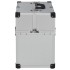 Caja de herramientas aluminio plateado 38x22,5x34
