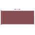 Toldo lateral retráctil de jardín rojo 180x500