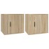 Mesitas de noche 2 unidades color roble Sonoma 50x39x47