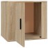 Mesitas de noche 2 unidades color roble Sonoma 50x39x47