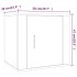 Mesitas de noche 2 unidades color roble Sonoma 50x39x47