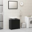 Conjunto de muebles de baño madera contrachapada negro