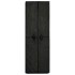 Mueble zapatero de tela con funda negro 60x30x166