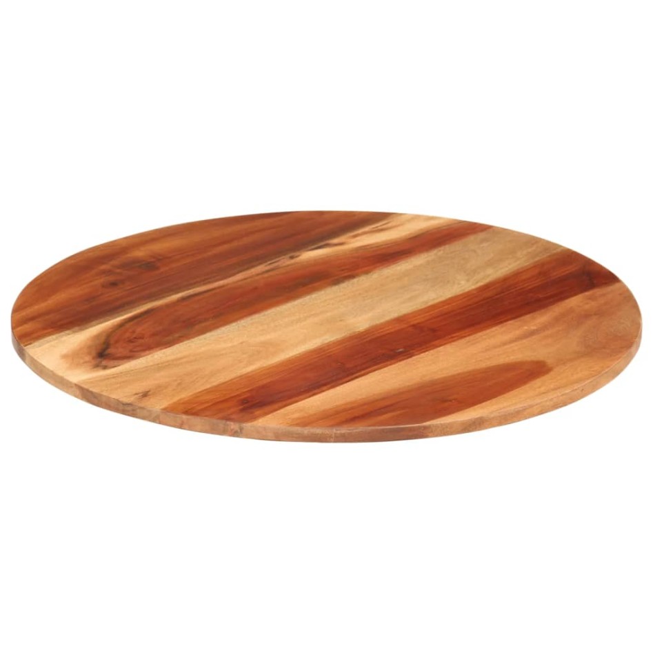 Tablero de mesa redonda madera maciza de acacia 15-16 mm 60