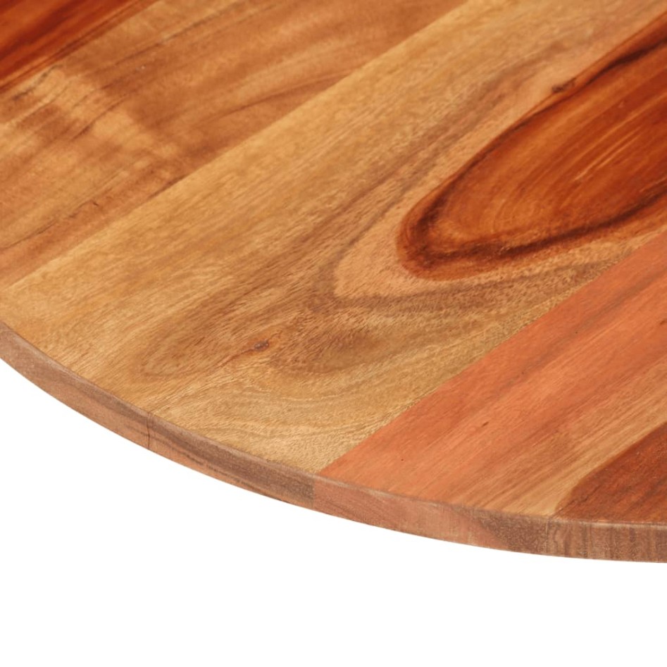 Tablero de mesa redonda madera maciza de acacia 15-16 mm 60