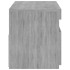 Mueble de TV con luces LED gris Sonoma 75x35x40