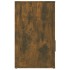 Mesita de noche madera contrachapada roble ahumado 50x36x60