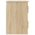 Mesita de noche de pared 2 uds color roble Sonoma 41,5x36x53