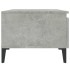 Mesas auxiliares 2 uds contrachapada gris hormigón 50x46x35