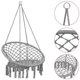 Silla colgante hamaca columpio 80 cm