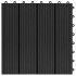 Baldosas de porche de WPC 30x30 cm 1 m² negro 11