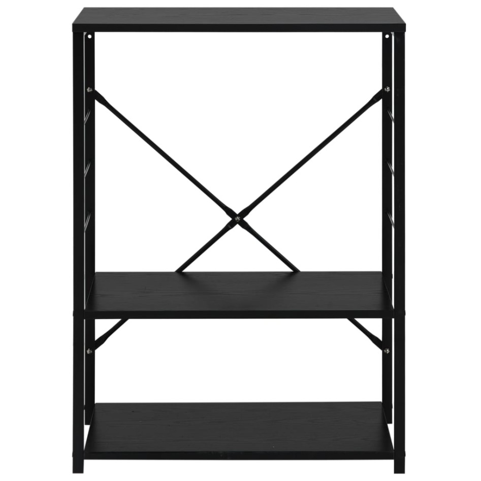 Armario para microondas madera ingeniería negro 60x39,6x79,5