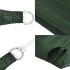Toldo de vela verde oscuro HDPE 160 g/m² 5x6x6
